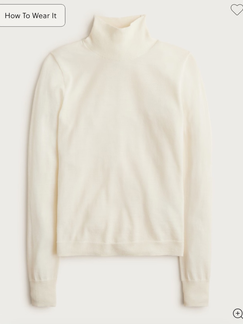 J. Crew Merino Wool Turtleneck Sweater